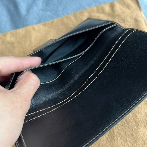 Authenic Black Vintage GUCCI Long Wallet - Picture 6 of 8